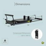 Balanced Body Metro IQ Pilates Reformer with Wheels