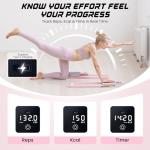 Multifunctional Pilates Reformer with Display and Bands