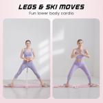 Multifunctional Pilates Reformer with Display and Bands