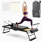 Buytime Foldable Pilates Reformer with Dual Resistance