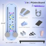 7-in-1 Foldable Pilates Reformer Board for Home