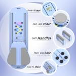 7-in-1 Foldable Pilates Reformer Board for Home