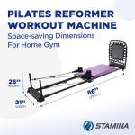 Stamina AeroPilates Reformer Plus with Cardio Rebounder