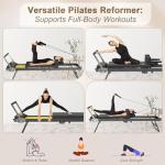 Foldable Pilates Reformer Machine for Home Workouts