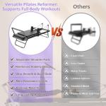 Foldable Pilates Reformer Machine for Home Workouts