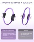LIONSCOOL Purple Pilates Ring Set