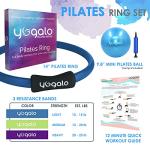 Pilates Ring and Ball Set with Resistance Bands