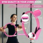 Pink Pilates Essentials Kit for Home Workouts