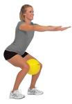 THERABAND Mini Ball for Yoga and Core Workouts