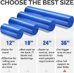 Yes4All Firm Round PE Foam Roller – 12 to 36 Inches