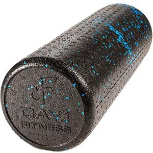 High Density Muscle Foam Roller - 12” Speckled Blue