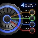 Zyllion Rechargeable Vibrating Foam Roller - Black/Blue