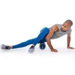 Zyllion Rechargeable Vibrating Foam Roller - Black/Blue