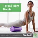 Gaiam Essentials 18-Inch High-Density Foam Roller