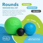 RAD Rounds Yoga Deep Tissue Massage Ball Set