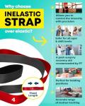 Non-Elastic Stretching Strap with Loops