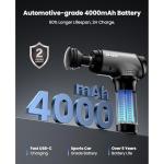 BOB AND BRAD T2 Pro Massage Gun with Heat