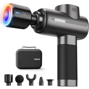 RENPHO Deep Tissue Massage Gun with Heat & Cold