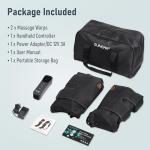 QUINEAR 3-in-1 Heated Leg Massager with Compression