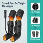 QUINEAR 3-in-1 Heated Leg Massager with Compression