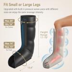FIT KING Heated Leg Massager with Compression Therapy