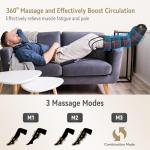 FIT KING Heated Leg Massager with Compression Therapy