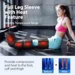 CINCOM Heated Compression Leg Massager for Recovery