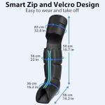 CINCOM Heated Compression Leg Massager for Recovery