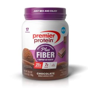 Chocolate Protein Powder with Fiber, 25g Protein