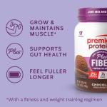 Chocolate Protein Powder with Fiber, 25g Protein