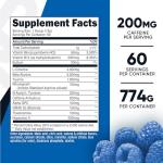 Nutricost Blue Raspberry Pre-Workout Powder 60 Servings