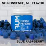 RAW Nutrition Pre-Workout Energy Powder - Blue Raspberry