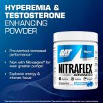 GAT SPORT Nitraflex Pre-Workout Powder - Blue Raspberry
