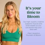 Bloom Nutrition Raspberry Lemon Creatine Powder, 40 Servings
