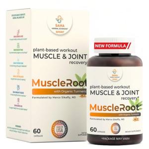 Plant-Based Muscle Recovery Supplement with Turmeric