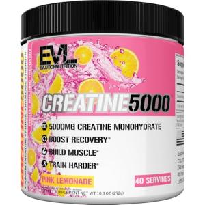 Evlution Nutrition Creatine 5000 - Pink Lemonade Flavor