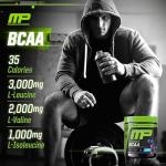 MusclePharm BCAA Powder for Muscle Recovery - Blue Raspberry