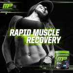 MusclePharm BCAA Powder for Muscle Recovery - Blue Raspberry