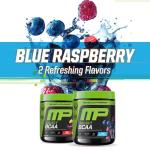 MusclePharm BCAA Powder for Muscle Recovery - Blue Raspberry