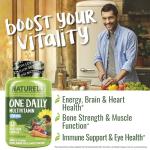 NATURELO Men's Daily Multivitamin - Boost Energy & Health