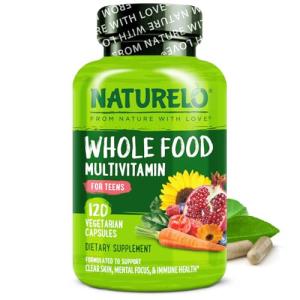 NATURELO Teen Multivitamin for Active Kids - 120 Caps