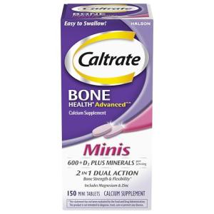 Caltrate Minis Calcium and Vitamin D Tablets - 150 Count