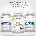 SOLARAY Kids Black Cherry Complete Multivitamins 120 Chews