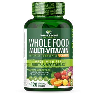 Wholesome Wellness Vegan Multivitamin for Men - 120 Tablets