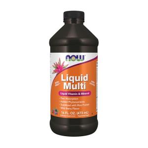 NOW Foods Liquid Multi Vitamins & Minerals, 16 oz