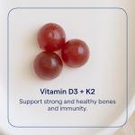 Vegan Vitamin D3 + K2 Gummies - 60 Servings