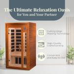 Dynamic Saunas 1-2 Person Low EMF Infrared Sauna