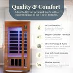 Dynamic Saunas 1-2 Person Low EMF Infrared Sauna