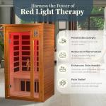 Dynamic Saunas 1-2 Person Low EMF Infrared Sauna