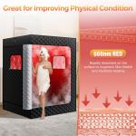 KASUE 2-Person Portable Infrared Sauna Box